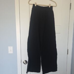 Evereve Peyton Jensen Black Franklin Gauze Pants